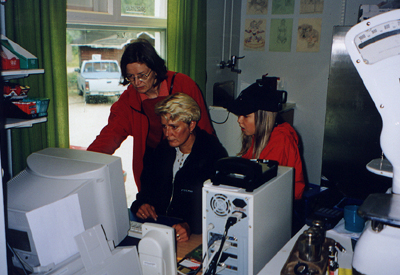 Sisäkuva Jukolan kaupparakennuksesta v. 1999